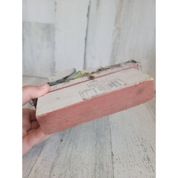 Wooden spring flower pot AS IS Easter home decor - Picture 8 of 8